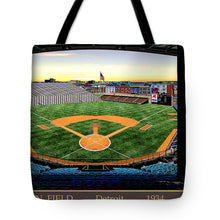 Load image into Gallery viewer, Navin Field 1934 - Tote Bag
