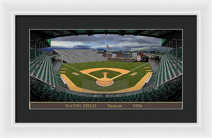 Navin Field 1934 - Framed Print