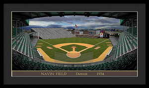 Navin Field 1934 - Framed Print