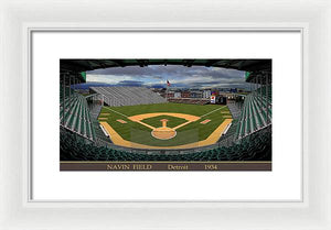 Navin Field 1934 - Framed Print