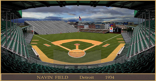 Navin Field 1934 - Art Print