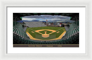 Navin Field 1934 - Framed Print