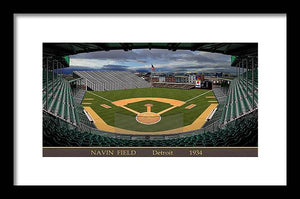 Navin Field 1934 - Framed Print