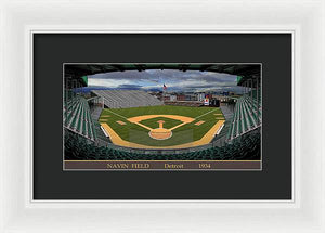 Navin Field 1934 - Framed Print