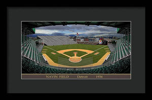 Navin Field 1934 - Framed Print