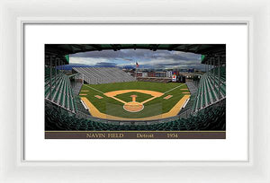 Navin Field 1934 - Framed Print