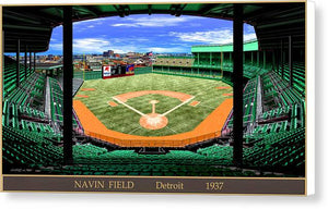 Navin Field 1937 - Canvas Print