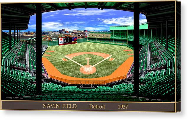 Navin Field 1937 - Canvas Print