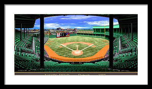 Navin Field 1937 - Framed Print