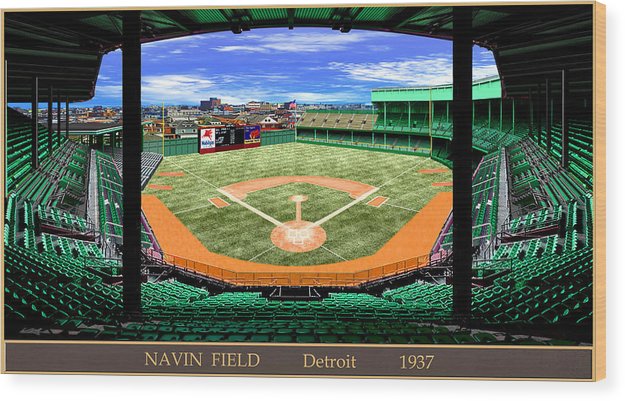 Navin Field 1937 - Wood Print