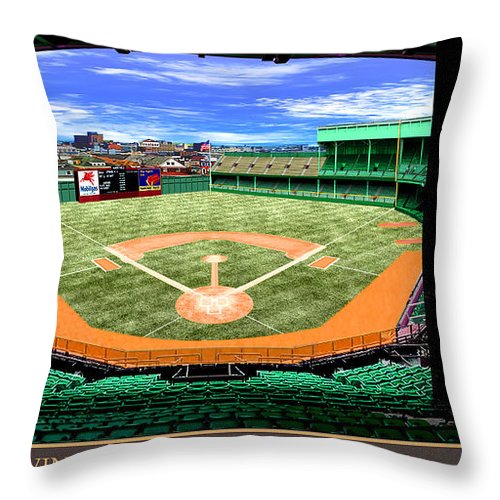 Navin Field 1937 - Throw Pillow