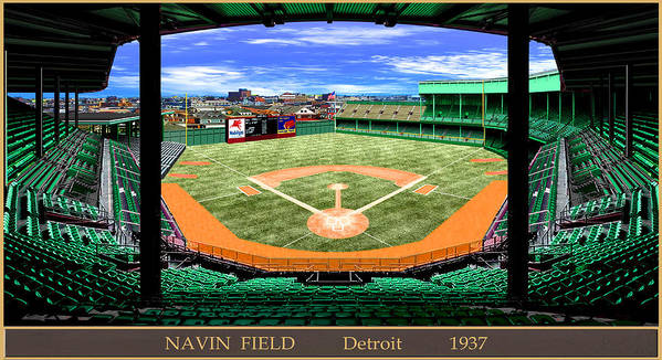 Navin Field 1937 - Art Print