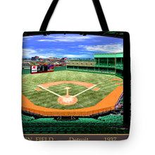 Load image into Gallery viewer, Navin Field 1937 - Tote Bag
