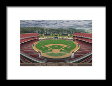 Load image into Gallery viewer, Oakland Coliseum 1972 - Framed Print
