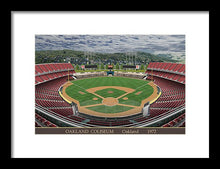 Load image into Gallery viewer, Oakland Coliseum 1972 - Framed Print
