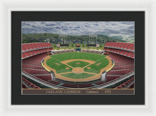 Load image into Gallery viewer, Oakland Coliseum 1972 - Framed Print
