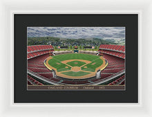 Load image into Gallery viewer, Oakland Coliseum 1972 - Framed Print
