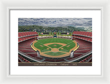 Load image into Gallery viewer, Oakland Coliseum 1972 - Framed Print
