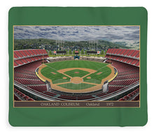 Load image into Gallery viewer, Oakland Coliseum 1972 - Blanket
