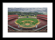 Load image into Gallery viewer, Oakland Coliseum 1972 - Framed Print
