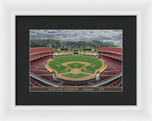 Load image into Gallery viewer, Oakland Coliseum 1972 - Framed Print
