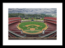 Load image into Gallery viewer, Oakland Coliseum 1972 - Framed Print
