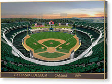 Load image into Gallery viewer, Oakland Coliseum 1989 - Canvas Print
