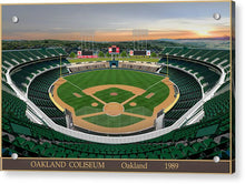 Load image into Gallery viewer, Oakland Coliseum 1989 - Acrylic Print

