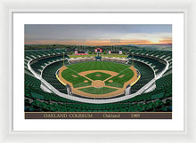 Load image into Gallery viewer, Oakland Coliseum 1989 - Framed Print
