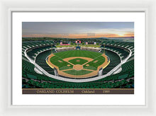 Load image into Gallery viewer, Oakland Coliseum 1989 - Framed Print
