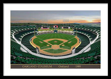 Load image into Gallery viewer, Oakland Coliseum 1989 - Framed Print
