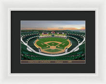 Load image into Gallery viewer, Oakland Coliseum 1989 - Framed Print
