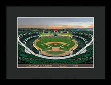 Load image into Gallery viewer, Oakland Coliseum 1989 - Framed Print
