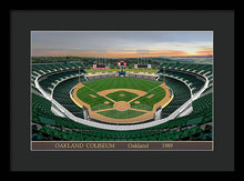 Load image into Gallery viewer, Oakland Coliseum 1989 - Framed Print
