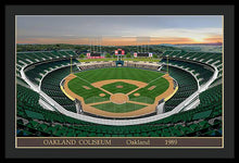 Load image into Gallery viewer, Oakland Coliseum 1989 - Framed Print
