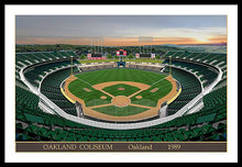 Load image into Gallery viewer, Oakland Coliseum 1989 - Framed Print
