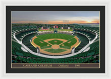 Load image into Gallery viewer, Oakland Coliseum 1989 - Framed Print
