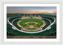 Load image into Gallery viewer, Oakland Coliseum 1989 - Framed Print
