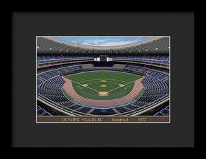 Olympic Stadium 1977 - Framed Print