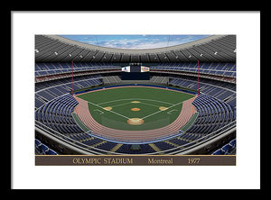 Olympic Stadium 1977 - Framed Print