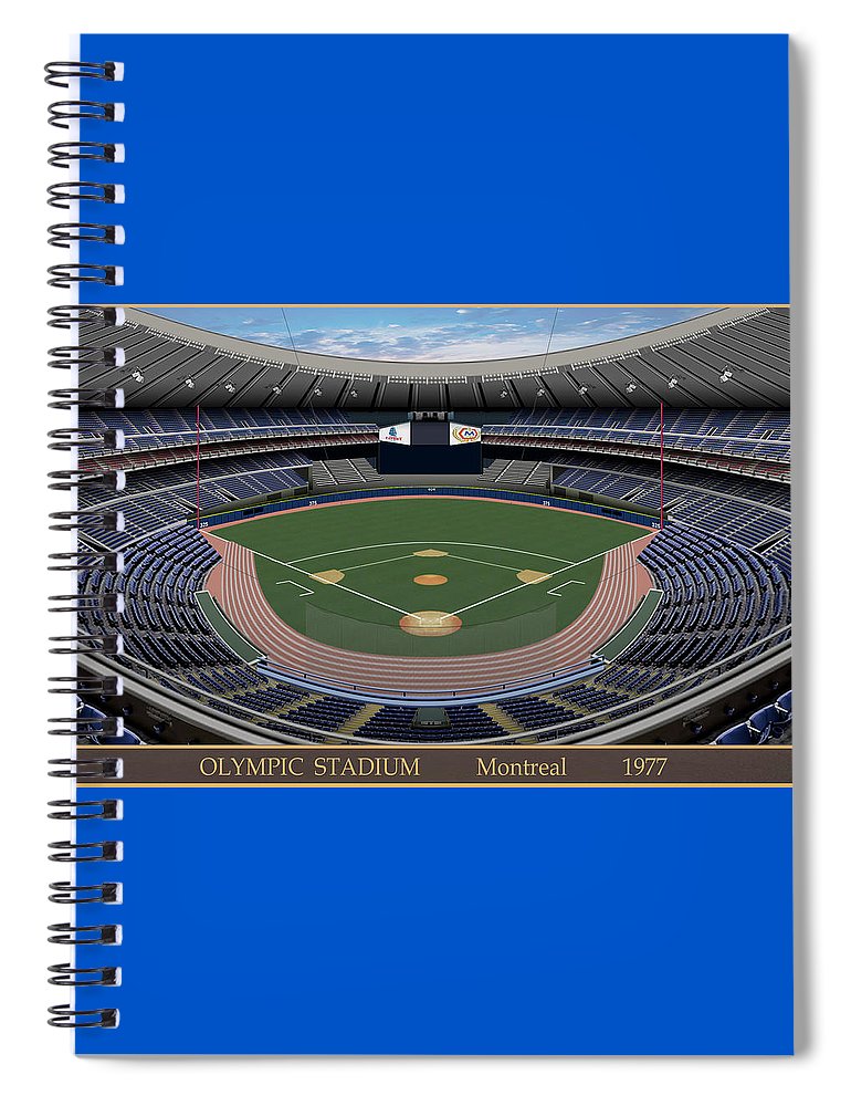 Olympic Stadium 1977 - Spiral Notebook