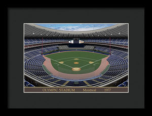 Olympic Stadium 1977 - Framed Print