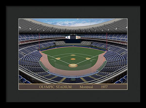 Olympic Stadium 1977 - Framed Print