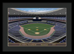 Olympic Stadium 1977 - Framed Print