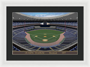 Olympic Stadium 1977 - Framed Print