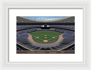 Olympic Stadium 1977 - Framed Print