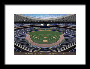 Olympic Stadium 1977 - Framed Print