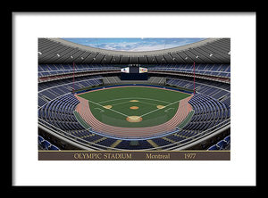 Olympic Stadium 1977 - Framed Print