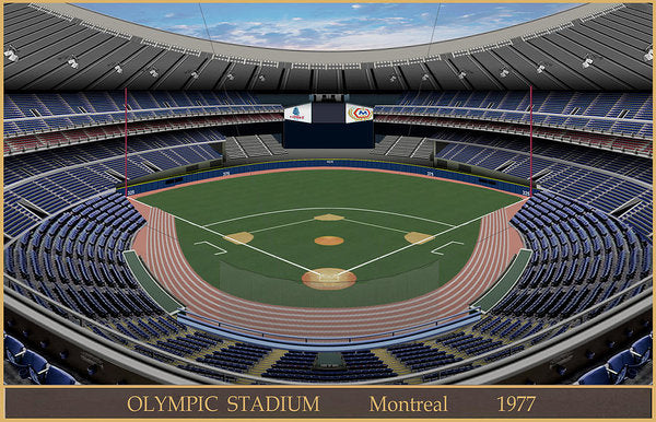 Olympic Stadium 1977 - Art Print