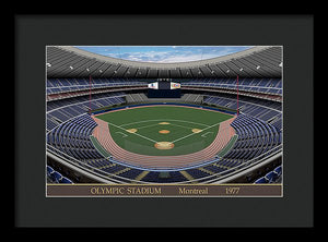 Olympic Stadium 1977 - Framed Print